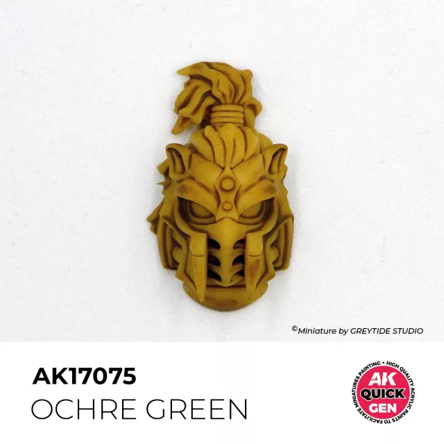 AK Quick Gen (Ochre Green) - kontrasztfesték, okkerzöld - AK-Interactive