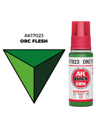 Kontrasztfesték AK Quick Gen (Orc Flesh) - ork bőrszín