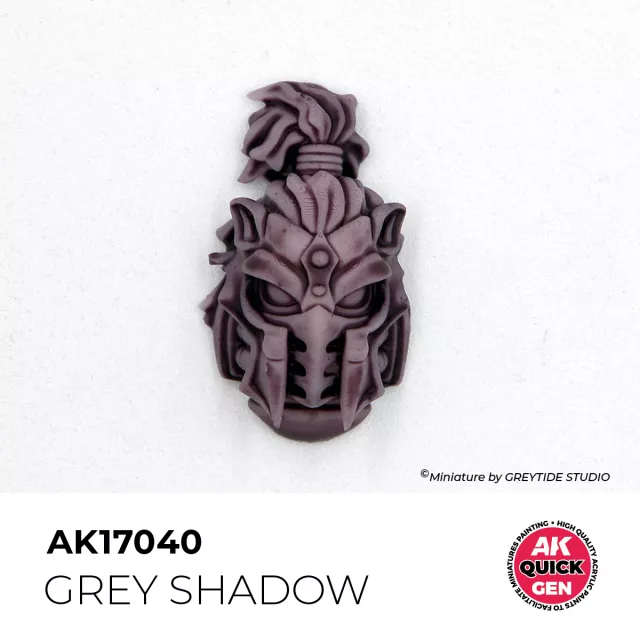 AK Quick Gen (Grey Shadow) - kontrasztfesték, szürke árnyék - AK-Interactive