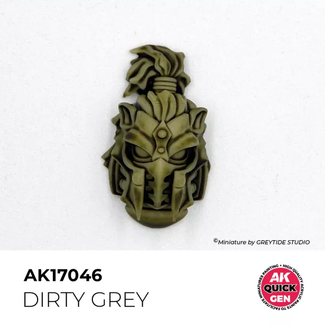 AK Quick Gen (Dirty Grey) - kontrasztfesték, piszkosszürke - AK-Interactive