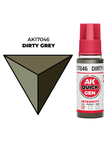 AK Quick Gen (Dirty Grey) - kontrasztfesték, piszkosszürke
