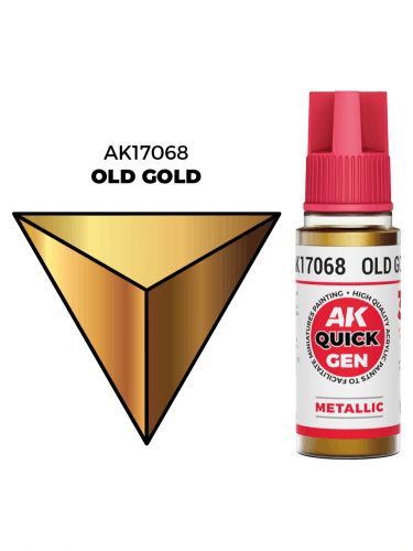 AK Quick Gen (Old Gold) - kontrasztfesték, óarany