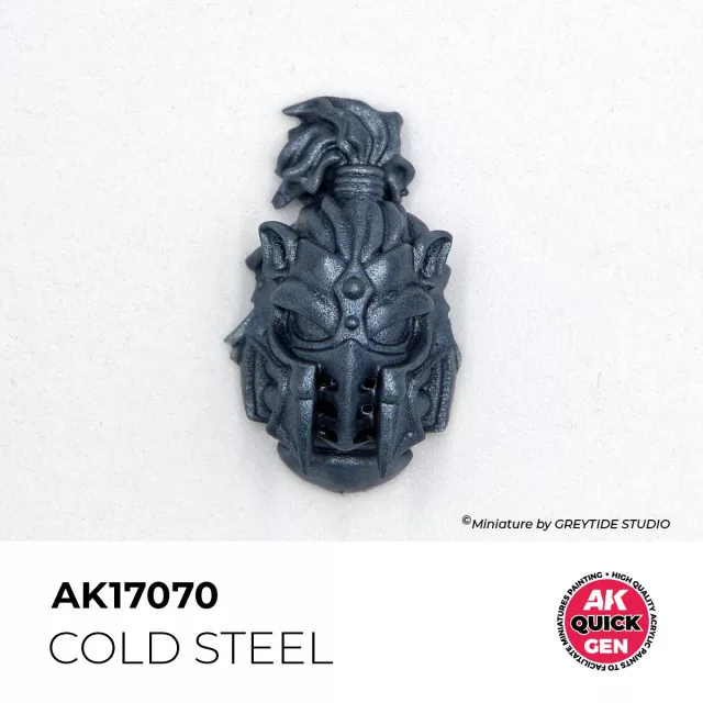 AK Quick Gen (Cold Steel) - kontrasztfesték, hideg acél - AK-Interactive