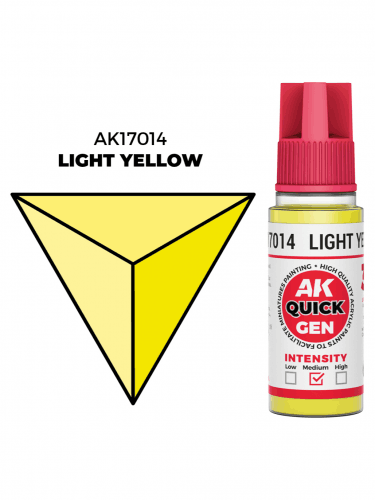 AK Quick Gen (Light Yellow) – kontrasztos szín, világos sárga