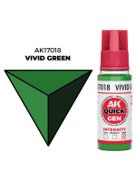 Kontrasztfesték AK Quick Gen (Vivid Green) - élénkzöld