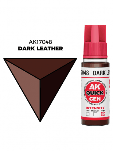 AK Quick Gen (Dark Leather) - kontrasztfesték, sötétbarna bőr (sötét bőr)
