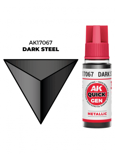 AK Quick Gen (Dark Steel) - kontrasztfesték, sötét acél