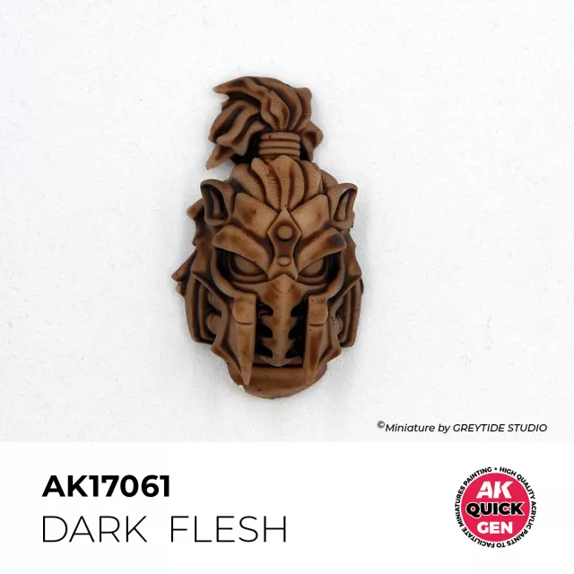 AK Quick Gen (Dark Flesh) - kontrasztfesték, sötét bőrszín - AK-Interactive
