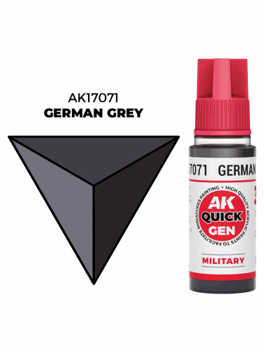 AK Quick Gen (German Grey) - kontrasztfesték, sötétszürke