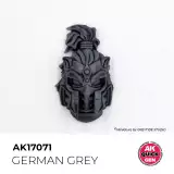 AK Quick Gen (German Grey) - kontrasztfesték, sötétszürke - AK-Interactive