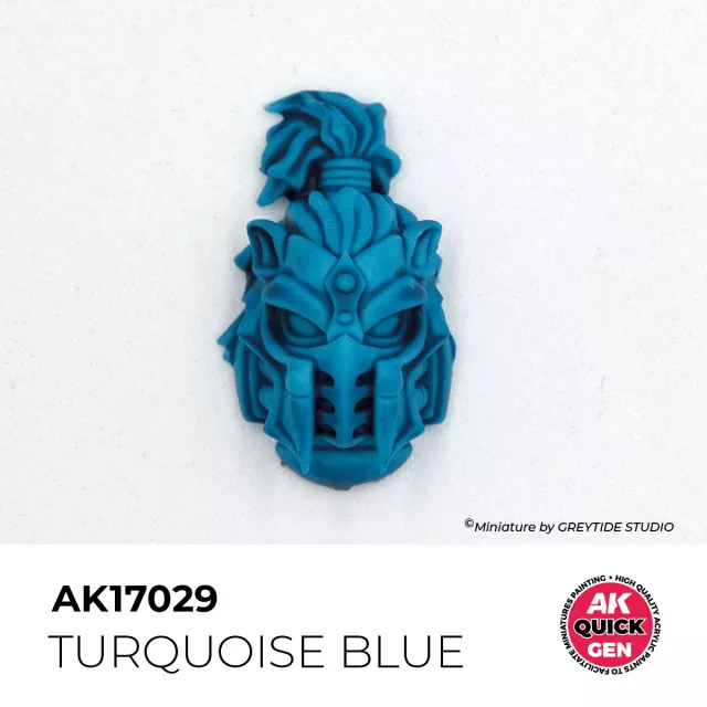 AK Quick Gen (Turquoise Blue) – kontrasztos szín, türkizkék - AK-Interactive