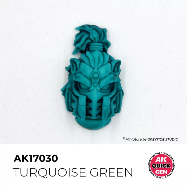 AK Quick Gen (Turquoise Green) – kontrasztos szín, türkizzöld - AK-Interactive