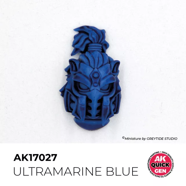AK Quick Gen (Ultramarine Blue) – kontrasztos szín, ultramarinkék - AK-Interactive