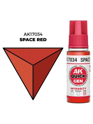 AK Quick Gen (Space Red) – kontrasztfesték, űrvörös