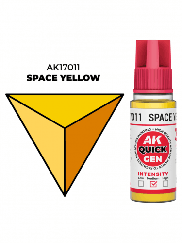 AK Quick Gen (Space Yellow) – kontrasztos szín, űr-sárga