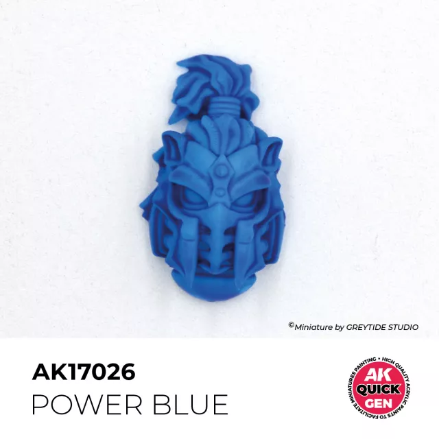 Kontrasztfesték AK Quick Gen (Power Blue) - erőskék - AK-Interactive