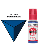 Kontrasztfesték AK Quick Gen (Power Blue) - erőskék