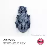 AK Quick Gen (Strong Grey) - kontrasztfesték, erőteljes szürke (élénk szürke) - AK-Interactive