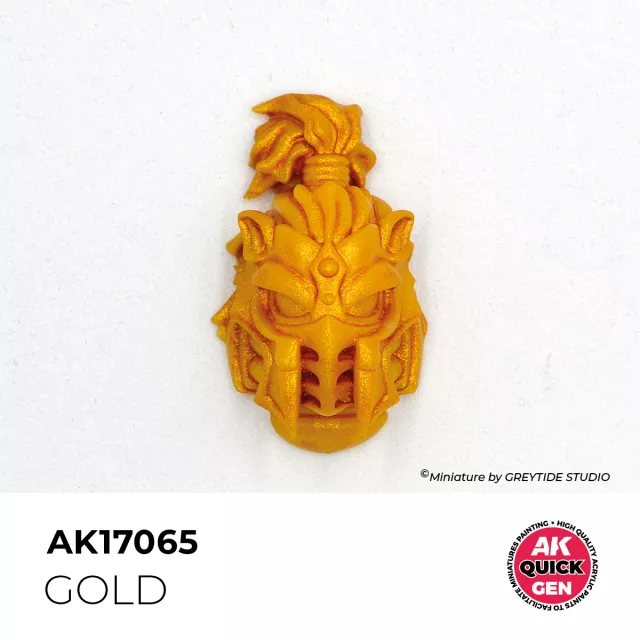 AK Quick Gen (Gold) - kontrasztfesték, arany - AK-Interactive