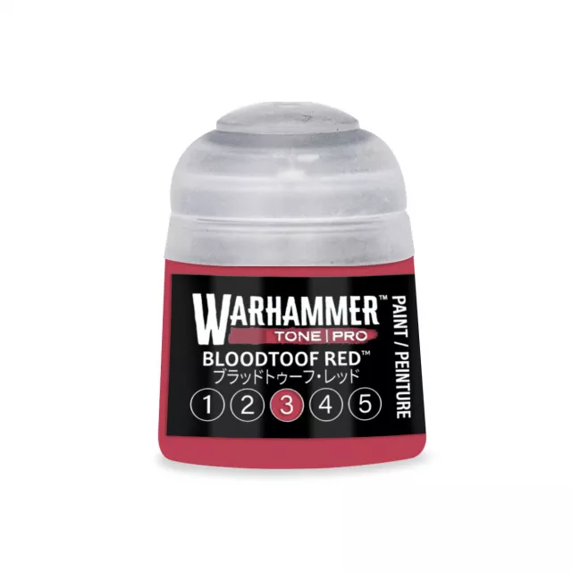 Alapszín Warhammer Tone Pro (Bloodtoof Red 3) - piros - Warhammer Colour