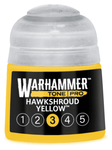 Alapszín Warhammer Tone Pro (Hawkshroud Yellow 3) - sárga