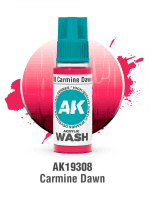 AK Wash (Carmine Dawn) - bemosó festék (wash), kárminpiros