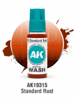 AK Wash (Standard Rust) - bemosó festék (wash), klasszikus rozsda