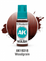 Árnyékoló festék AK Wash (Woodgrain) - famintázat