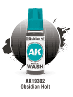 AK Wash (Obsidian Holt) - bemosó festék (wash), obszidiánfekete