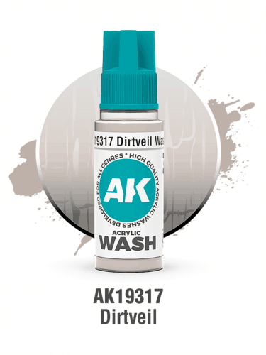 Árnyékoló festék AK Wash (Dirtveil) - koszos árnyalat