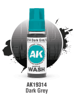 Árnyékoló festék AK Wash (Dark Grey) - sötétszürke