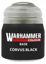 Citadel Base Paint (Corvus Black) – alapozó festék, fekete   