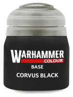 Warhammer Colour Base Paint (Corvus Black) – alapozó festék, fekete   