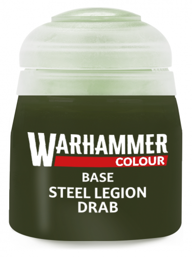 Warhammer Colour Base Paint (Steel Legion Drab) - alapszín, barna