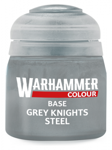 Warhammer Colour Base Paint (Grey Knights Steel) – alapozó festék, szürke