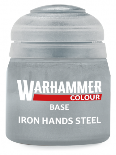 Warhammer Colour Base Paint (Iron Hands Steel) – alapozó festék, szürke