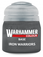 Warhammer Colour Base Paint (Iron Warriors) - alapszín, szürke