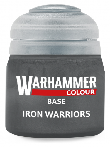 Warhammer Colour Base Paint (Iron Warriors) - alapszín, szürke