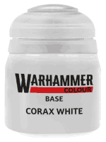 Warhammer Colour Base Paint (Corax White) - alapszín, fehér