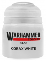 Warhammer Colour Base Paint (Corax White) - alapszín, fehér