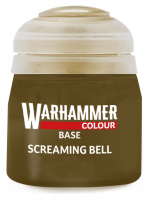 Warhammer Colour Base Paint (Screaming Bell) - alapszín, barna