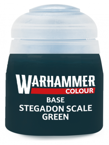 Warhammer Colour Base Paint (Stegadon Scale Green) - alapszín, zöld