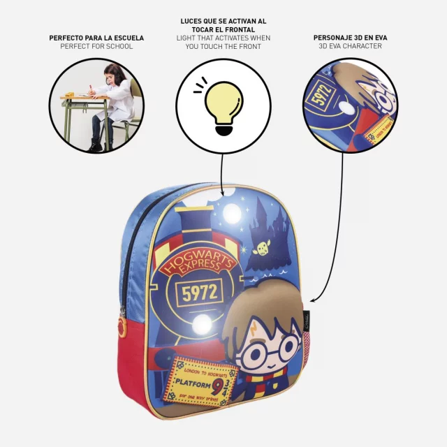 Gyerek hátizsák Harry Potter - Hogwarts Express (világít)