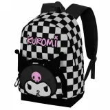 Hátizsák Hello Kitty - Kuromi Chess White