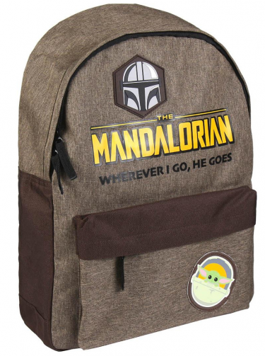 Hátizsák Star Wars: The Mandalorian - Wherever I Go, He Goes