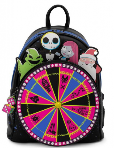 Hátizsák The Nightmare Before Christmas - Oogie Boogie Wheel (Loungefly)