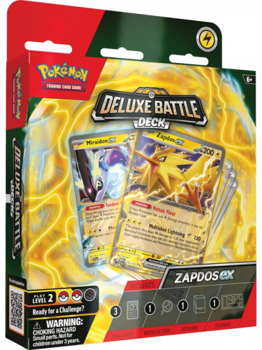 Kártyajáték Pokémon TCG - Deluxe Battle Deck Zapdos ex