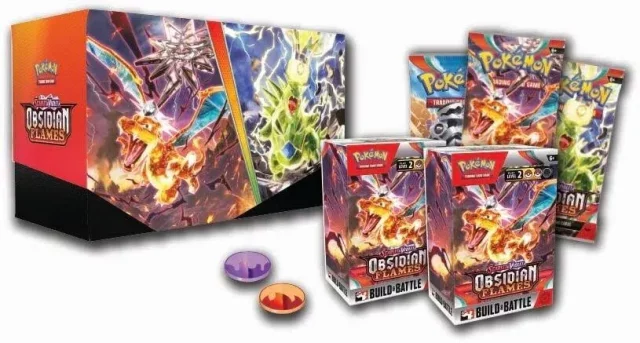 Kártyajáték Pokémon TCG: Scarlet & Violet - Obsidian Flames Build & Battle Stadium - TCG gyűjthető kártyajáték