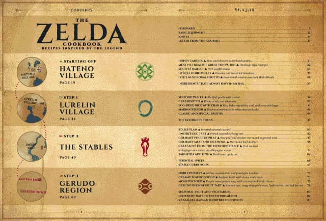 Kuchařka The Legend of Zelda - The Unofficial Zelda Cookbook