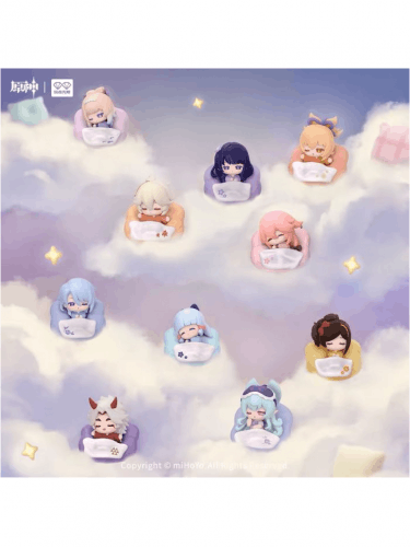 Figura Genshin Impact - Cloud Pillow Dreamland Magnet 3D Blind Box (véletlenszerű választás)